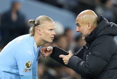 Guardiola atualiza estado de Haaland, De Zerbi reage: «Grandes notícias»