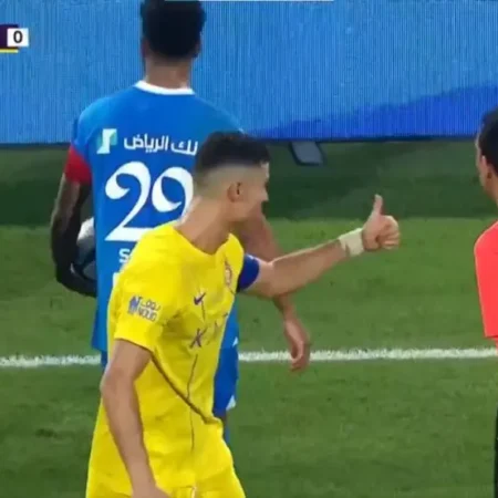 Vídeo: Ronaldo é expulso e reage com frustração!