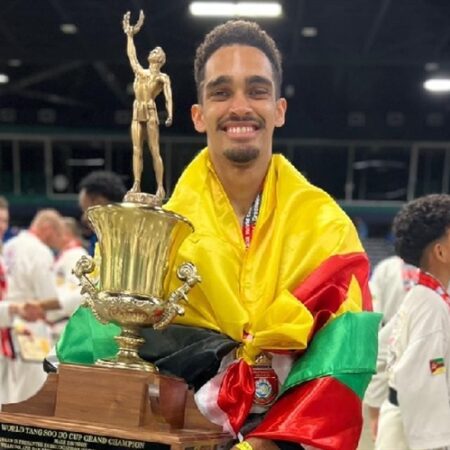 Moçambicano Edson Robert de Noronha é campeão mundial de Tang Soo Do