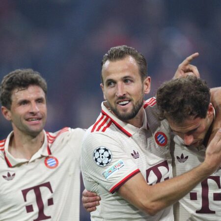 Atenção Benfica: Bayern arrasa com Harry Kane em destaque ao marcar póquer na goleada 9-2