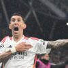 Di María é uma lenda da Liga dos Campeões, afirma técnico do Mónaco