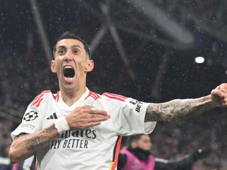 Di María é uma lenda da Liga dos Campeões, afirma técnico do Mónaco